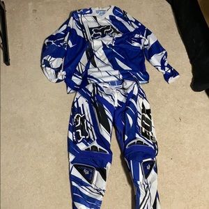 Fox Motocross Riding Gear pants and jersey